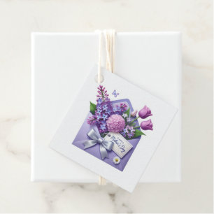 Etiqueta de Presente do Dia das Mães 