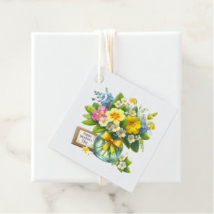 Etiqueta de Presente do Dia das Mães 