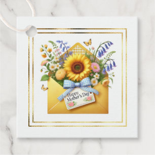 Etiqueta de Presente do Dia das Mães
