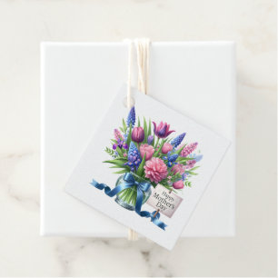 Etiqueta de Presente do Dia das Mães 
