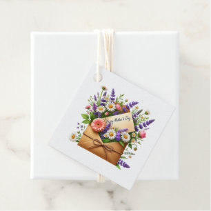 Etiqueta de Presente do Dia das Mães 