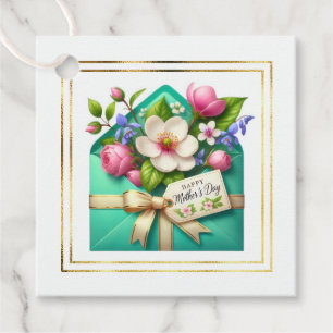 Etiqueta de Presente do Dia das Mães