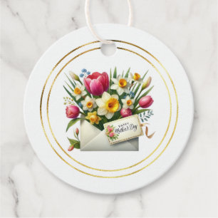 Etiqueta de Presente do Dia das Mães