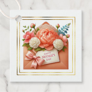 Etiqueta de Presente do Dia das Mães