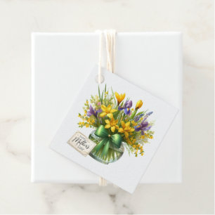 Etiqueta de Presente do Dia das Mães 