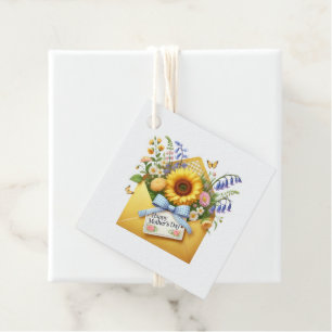 Etiqueta de Presente do Dia das Mães 