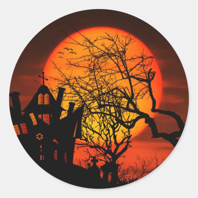 Etiqueta de Presente do Halloween (Frente)