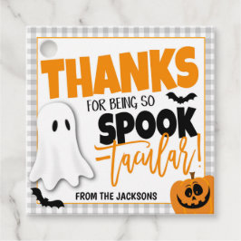 Etiqueta de Presente do Halloween