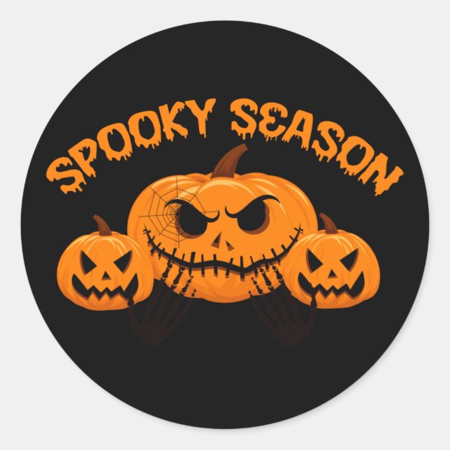 Etiqueta de Presente do Halloween (Frente)