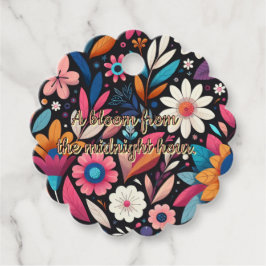 Etiqueta de Presente do Jardim da Meia-Noite