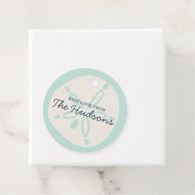 Etiqueta de Presente do Sandollar Beachy (In Situ)