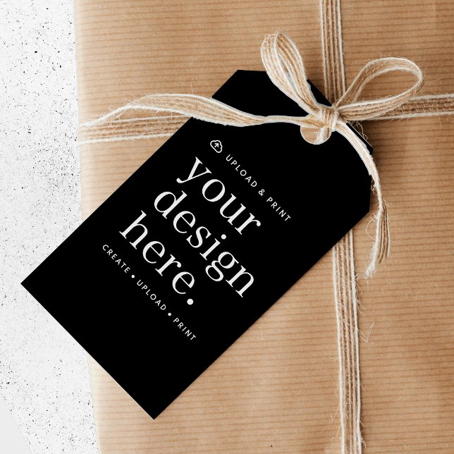 Etiqueta de Presente Enviar seu Design (Criador carregado)