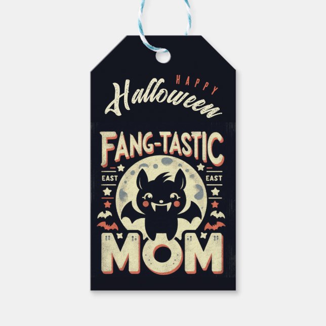 Etiqueta de presente Fang-tastic personalizada (Frente)