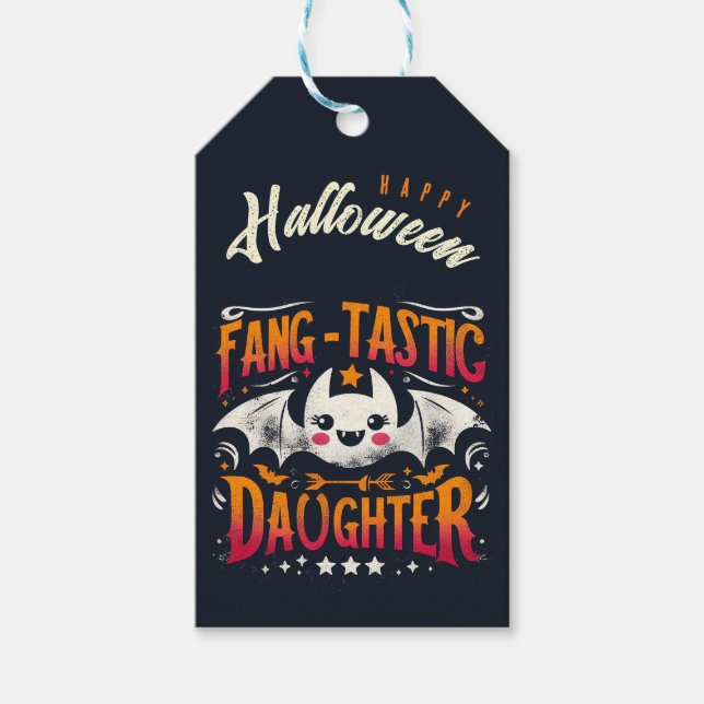 Etiqueta de presente Fang-tastic Personalizada (Frente)