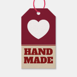 Etiqueta de presente feita à mão