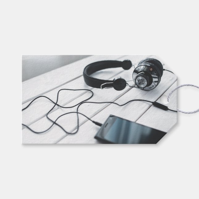 Etiqueta de Presente Moderno Chic (Frente (horizontal))