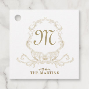 Etiqueta de Presente Monograma