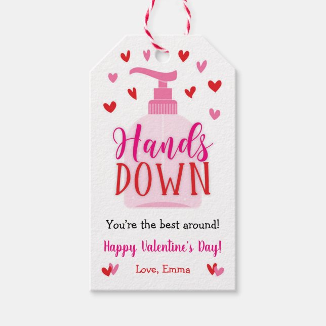 Etiqueta de Presente para Baixo, Etiqueta de Prese (Frente)