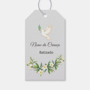 Etiqueta de Presente para Batizado Personalizada