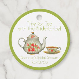 Etiqueta de presente para chá de bebê