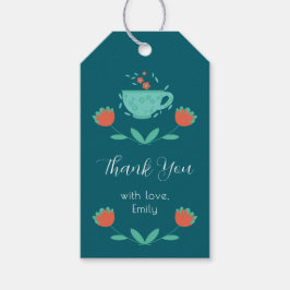 Etiqueta de presente para chá de panela moderno - 