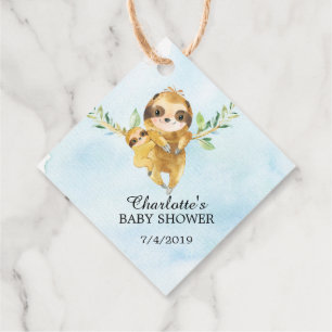Etiqueta de presente para favorecimento do Chá de