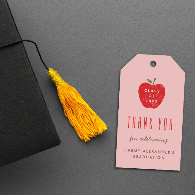 Etiqueta de Presente para Festa de Formatura com M (Criador carregado)