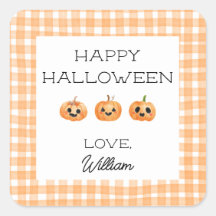 Etiqueta de Presente para Festa de Halloween na Es