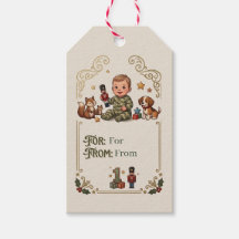 Etiqueta de Presente para Primeiro Aniversário do