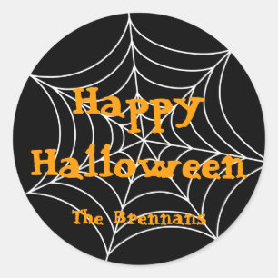 Etiqueta de presente personalizada da Web de aranh