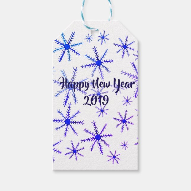 Etiqueta de presente personalizada de feriado (Frente)