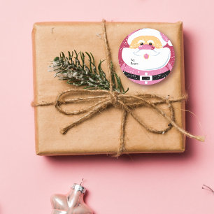 Etiqueta de presente personalizada de Papai Noel R
