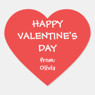 Etiqueta de presente personalizada do namorados ve