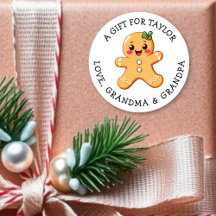 Etiqueta de Presente Personalizada Natal | Rosa Fo