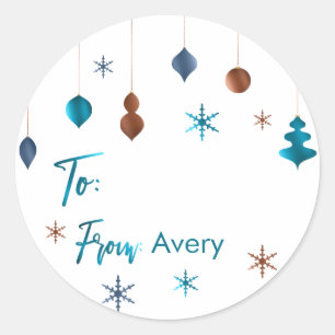 Etiqueta de Presente Personalizada para Decor de M