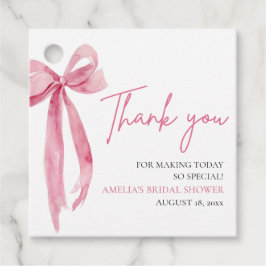 Etiqueta de presente Rosa Choque Ela Vai Se Casar