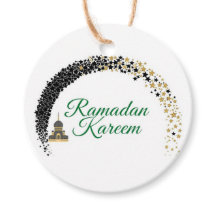 Etiqueta de presente tema Ramadan Kareem para cele