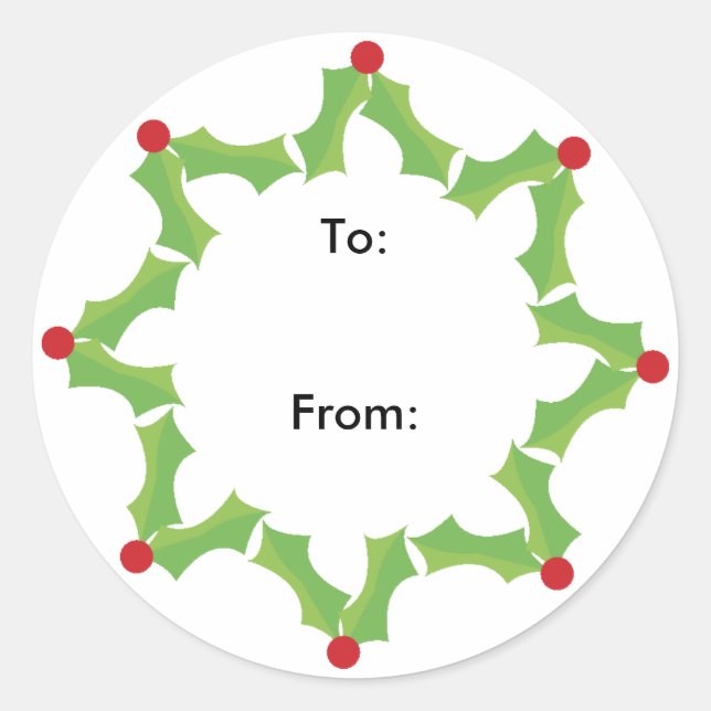 Etiqueta de presentes (Frente)