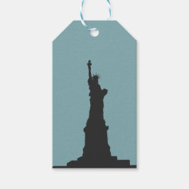 Etiqueta de presentes da Lady Liberty