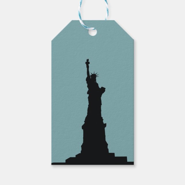 Etiqueta de presentes da Lady Liberty (Frente)