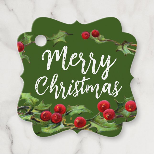 Etiqueta de presentes da Wrath de Natal (Frente)