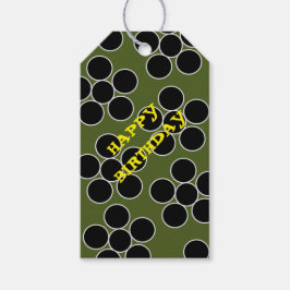 Etiqueta de presentes de aniversário