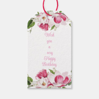 Etiqueta de presentes de aniversário