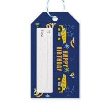 Etiqueta de presentes de aniversário