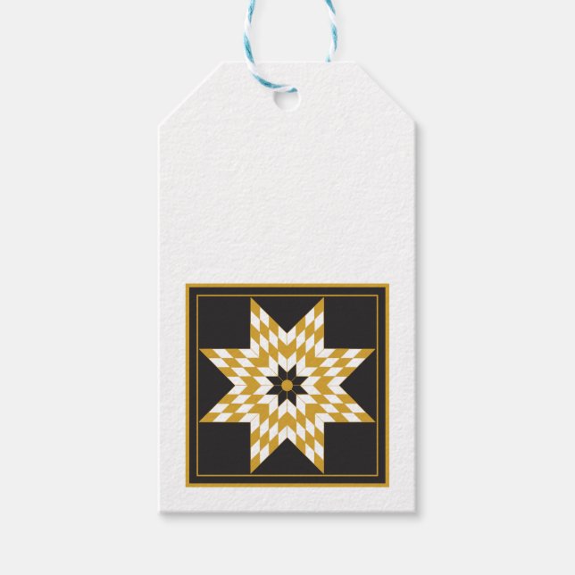 Etiqueta de presentes de celebração de feriado pre (Frente)