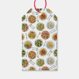 Etiqueta de presentes de comida