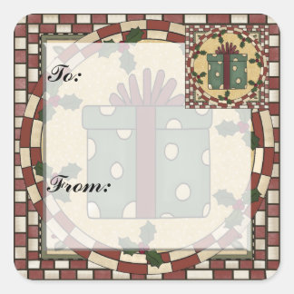 Etiqueta de presentes de Natal