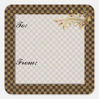 Etiqueta de presentes de Natal