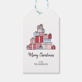 Etiqueta de presentes de Natal