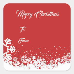 Etiqueta de presentes de Natal